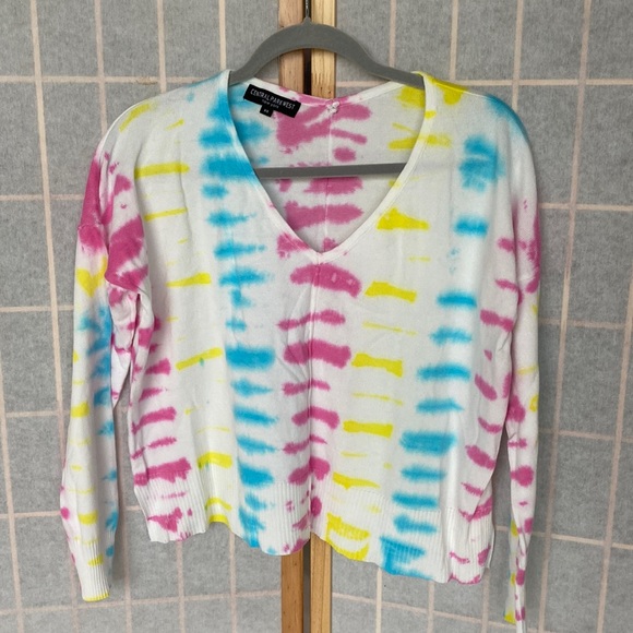 Central Park West Wisteria Tie-Dyed Sweater - Picture 4 of 6